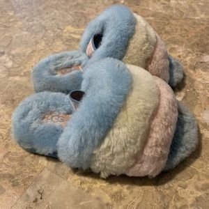 Toddler Girl Fur Ugg Slides